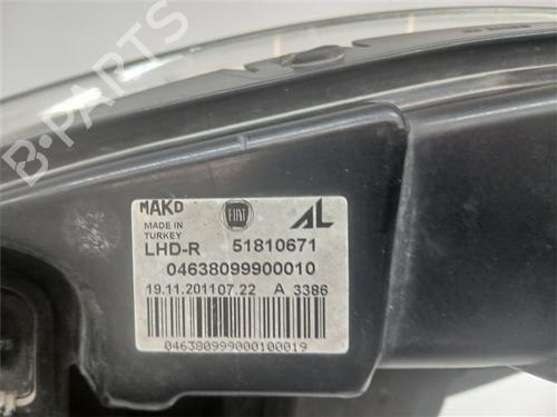 Left headlight FIAT DOBLO Cargo (263_) 1.3 D Multijet | BP39699539C28 - Image 4