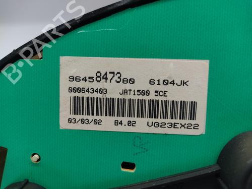 Instrument cluster PEUGEOT 206 CC (2D) 1.6 16V (2DNFUF, 2DNFUR) | BP28813930C47