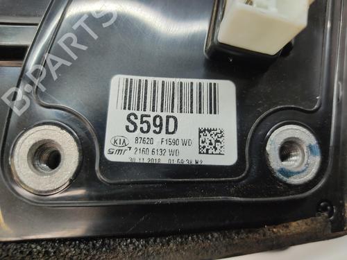 Right mirror KIA SPORTAGE IV (QL, QLE) 1.6 GDI | BP27433940C27 