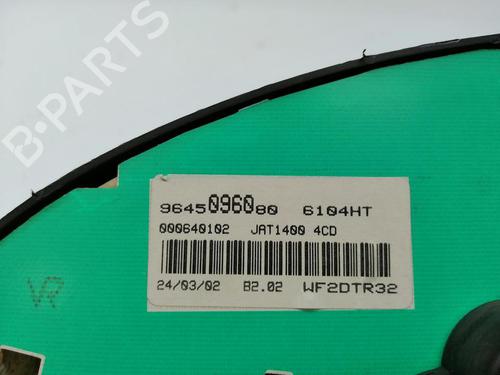 Instrument cluster PEUGEOT 206 Hatchback (2A/C) 2.0 HDI 90 | BP30175196C47 