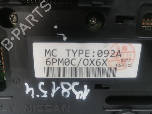 Instrument cluster NISSAN JUKE (F16_)  | BP29137926C47 