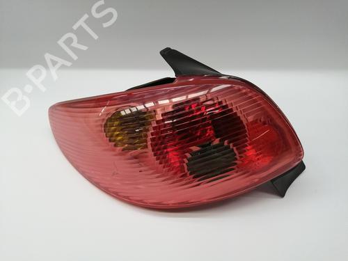 Used Left taillight PEUGEOT 206 Hatchback (2A/C) 1.4 HDi eco 70 (68 hp) 28014899