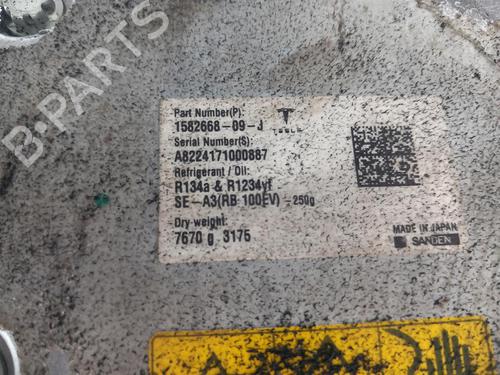 AC compressor TESLA MODEL 3 (5YJ3) | BP30619410M34