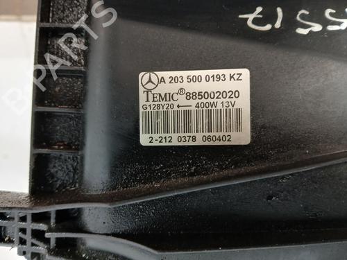 Radiator fan MERCEDES-BENZ C-CLASS Coupe (CL203) | BP31017078M35