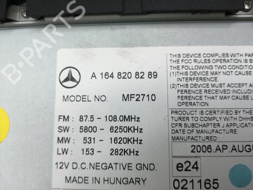 Radio MERCEDES-BENZ M-CLASS (W164) ML 320 CDI 4-matic (164.122) | BP18265305E6 