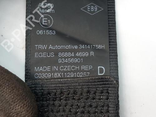 Front right seatbelt OPEL VIVARO B Van (X82) 1.6 CDTI (05) | BP33709921I25 - Image 3