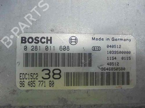 Engine control unit (ECU) PEUGEOT 807 (EB_) 2.0 HDi | BP5523396M57