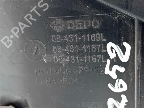 Left headlight FORD FOCUS II (DA_, HCP, DP) 1.8 TDCi | BP39542124C28 - Image 5