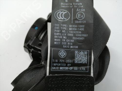 Rear left seatbelt MG MG ZS SUV (AZS1)  | BP29393740I29 