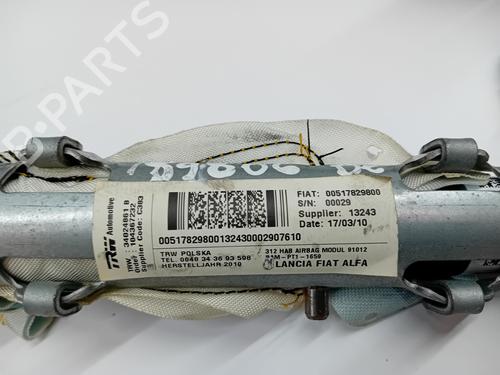 Right curtain airbag FIAT 500 (312_) 1.2 (312AXA1A) | BP19676672C12 