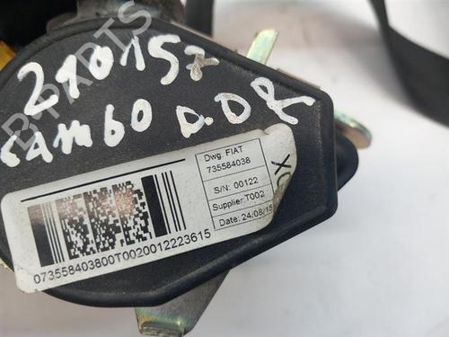 Front right seatbelt OPEL COMBO Box Body/MPV (X12) 1.3 CDTI (B05) | BP37584385I25 - Image 3