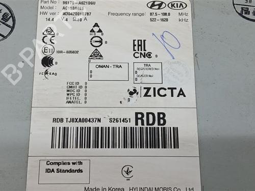 Radio HYUNDAI i30 (PDE, PD, PDEN) 1.4 MPI | BP37032423E6 - Image 2