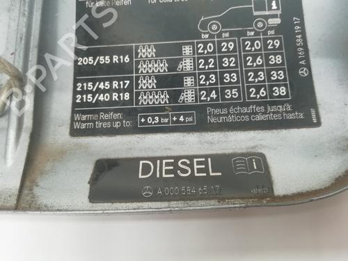 Fuel flap MERCEDES-BENZ B-CLASS Sports Tourer (W245) B 180 CDI (245.207) | BP13498968C131