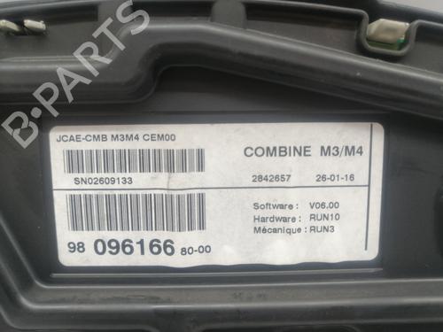 Instrument cluster CITROËN C-ELYSEE (DD_) 1.6 BlueHDi 100 | BP19580777C47 