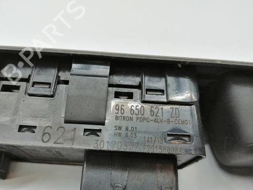Left front window switch PEUGEOT 3008 I MPV (0U_) 1.6 HDi 115 / BlueHDi 115 | BP29904347I27