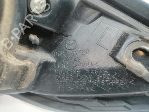 Venstre Baklys MAZDA 3 Saloon (BK) 1.6 DI Turbo (BK12Y) | BP29810836C34 