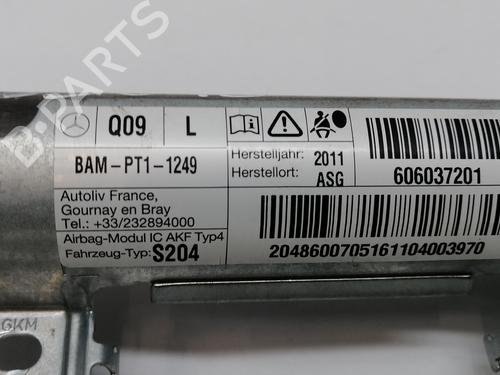 Left curtain airbag MERCEDES-BENZ C-CLASS T-Model (S204) C 200 CDI (204.201) | BP16402101C11 