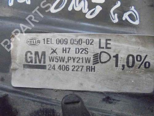 Right headlight OPEL OMEGA B (V94) 2.5 TD (F69, M69, P69) | BP5524143C29 