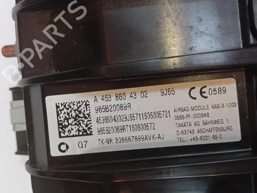 Kollisonspute sett SMART FORTWO Coupe (453) 0.9 (453.344, 453.353) | BP30852104C86