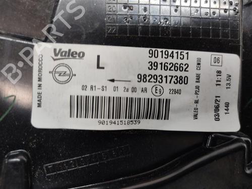 Left taillight OPEL CORSA F (P2JO) 1.2 (68) | BP25432413C34 - Image 3