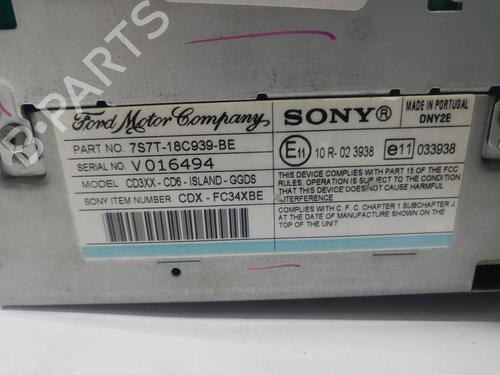 Radio FORD MONDEO IV (BA7)  | BP29376119E6 