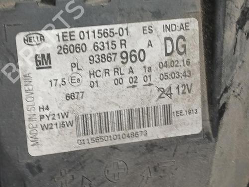 Left headlight OPEL VIVARO B Van (X82) 1.6 CDTI (05) | BP35905368C28 - Image 4