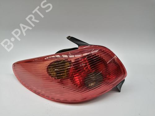 Used Left taillight PEUGEOT 206 Hatchback (2A/C) [1998-2012]  29393705