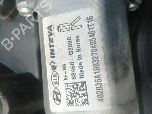 Rear right window mechanism HYUNDAI IONIQ (AE) 1.6 GDI Hybrid | BP18142014C25 