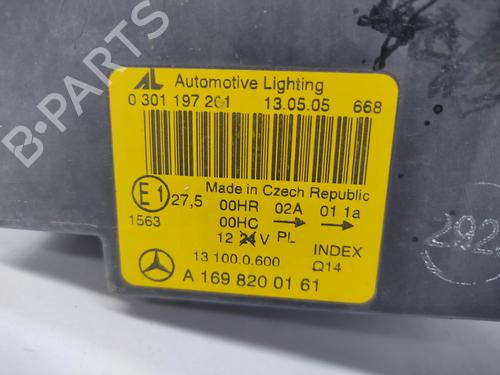 Left headlight MERCEDES-BENZ A-CLASS (W169) A 180 CDI (169.007, 169.307) | BP19055958C28 