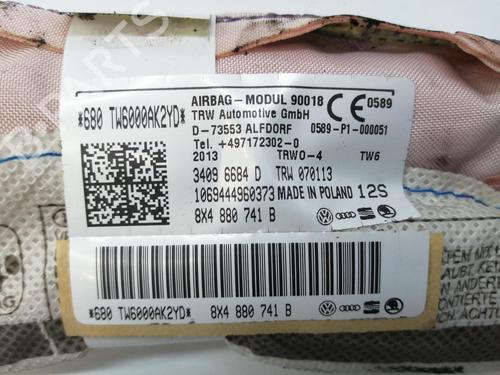 Left curtain airbag AUDI A1 Sportback (8XA, 8XF) 1.2 TFSI | BP18141954C11 