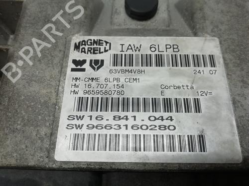 Engine control unit (ECU) PEUGEOT 407 (6D_) 2.2 16V (6D3FYH, 6D3FYE) | BP11281908M57 