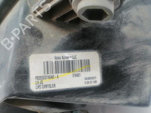 Left headlight CHRYSLER SEBRING (JS) 2.0 CRD | BP29639322C28 
