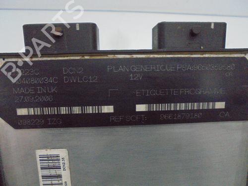 Engine control unit (ECU) CITROËN BERLINGO / BERLINGO FIRST Box Body/MPV (M_) 1.9 D 70 (MBWJZ, MCWJZ) | BP7907941M57 