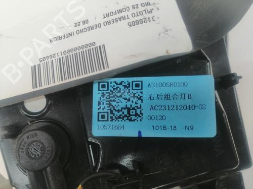 Højre baklys, luke MG MG ZS SUV (AZS1)  | BP29982233C80