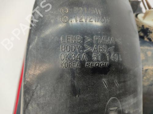 Left taillight KIA RIO I Hatchback (DC) 1.3 | BP30568057C34 