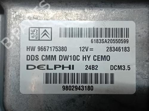 Engine control unit (ECU) PEUGEOT 508 SW I (8E_) | BP36090982M57 - Image 2