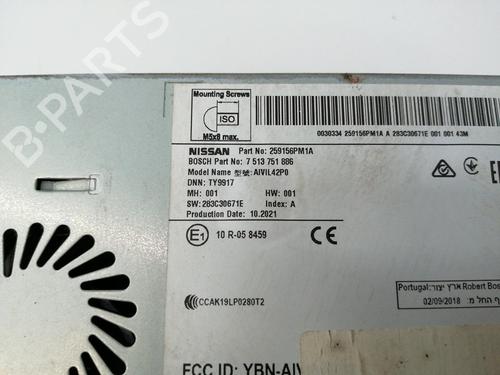 Display monitor NISSAN JUKE (F16_)  | BP29400422C48 