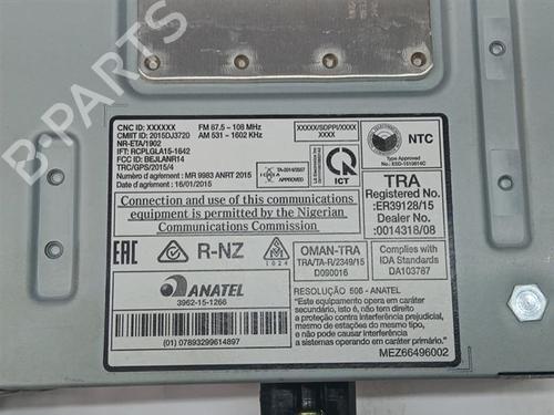 Radio RENAULT MEGANE IV Hatchback (B9A/M/N_) 1.2 TCe 130 (B9MR) | BP36889198E6 - Image 4