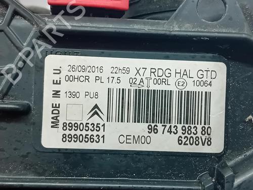 Left headlight CITROËN C5 III (RD_)  | BP31071910C28 
