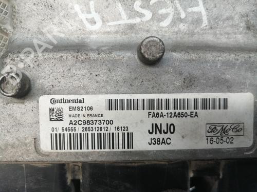 Engine control unit (ECU) FORD FIESTA VI (CB1, CCN) 1.25 | BP15822521M57 