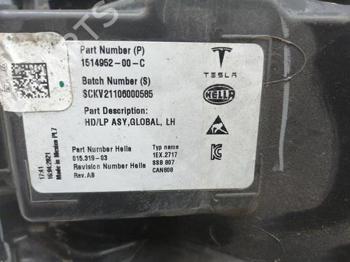 Venstre forlygte TESLA MODEL 3 (5YJ3) | BP30935658C28