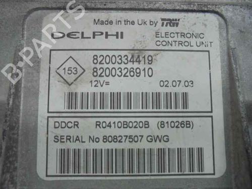 Engine control unit (ECU) RENAULT SCÉNIC II (JM0/1_)  | BP5458303M57 