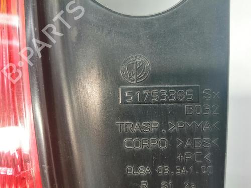 Left taillight LANCIA YPSILON (843_) 1.2 (843.AXB1A) | BP18295112C34 
