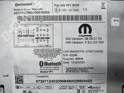 Radio PEUGEOT BOXER Bus 2.2 BlueHDi 120 | BP28411942E6
