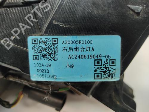 Right taillight MG MG ZS SUV (AZS1)  | BP29313246C35 