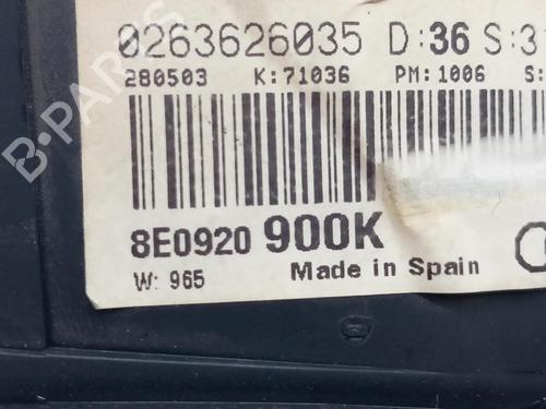 Kombiinstrument AUDI A4 B6 Avant (8E5)  | BP28097312C47 
