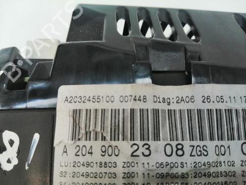 Instrument cluster MERCEDES-BENZ C-CLASS (W204) C 200 CDI (204.007, 204.006) | BP16045291C47 