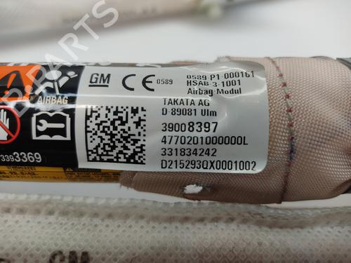 Left curtain airbag OPEL ASTRA K (B16) 1.6 CDTi (68) | BP17519220C11 