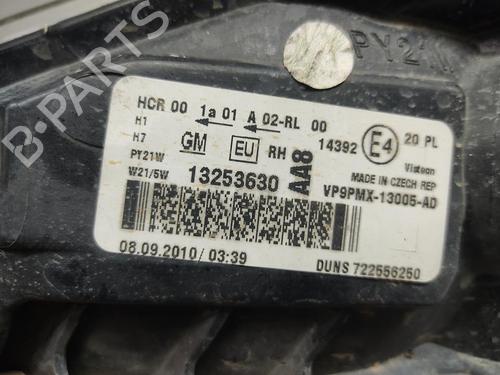 Right headlight OPEL MERIVA B MPV (S10)  | BP29865400C29
