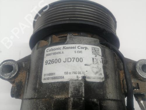 AC compressor NISSAN QASHQAI / QASHQAI +2 I (J10, NJ10, JJ10E) 2.0 dCi | BP20106752M34 
